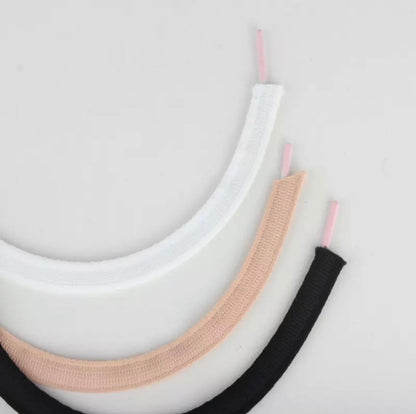 Cinta cubre varilla 11mm para fabricación de sostenes y lencería
