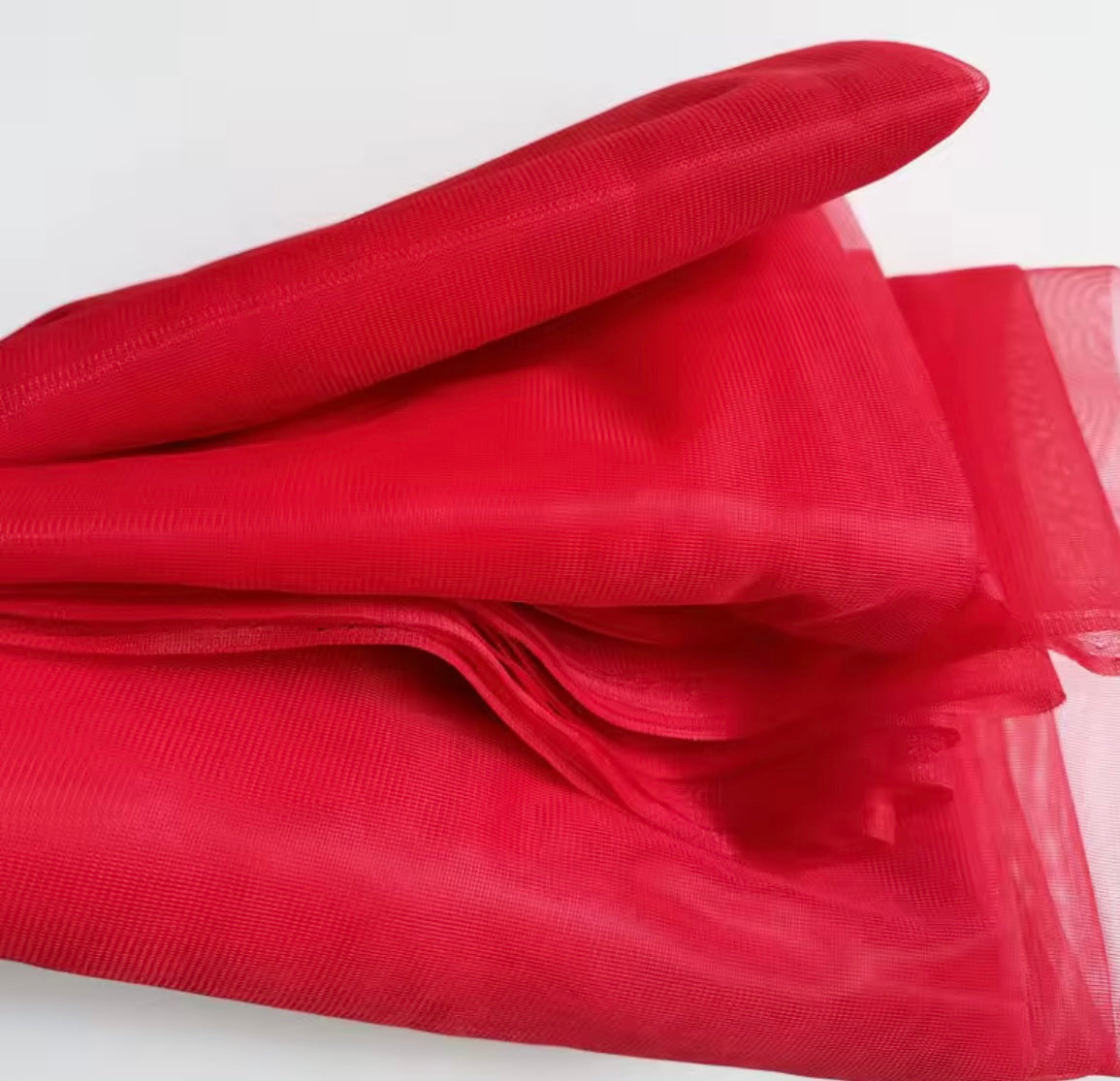 Tul estabilizador sin elasticidad para corset y lencería
rojo